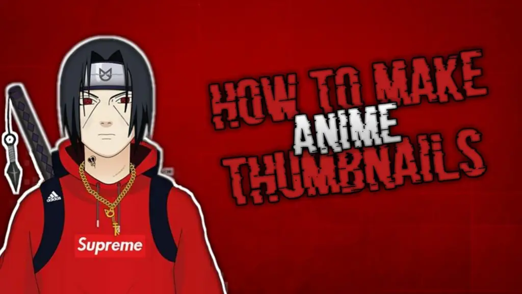 Contoh thumbnail anime clickbait