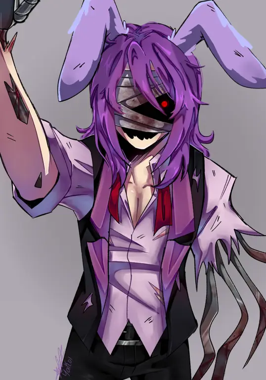 Gambar fanart anime Five Nights at Freddy's