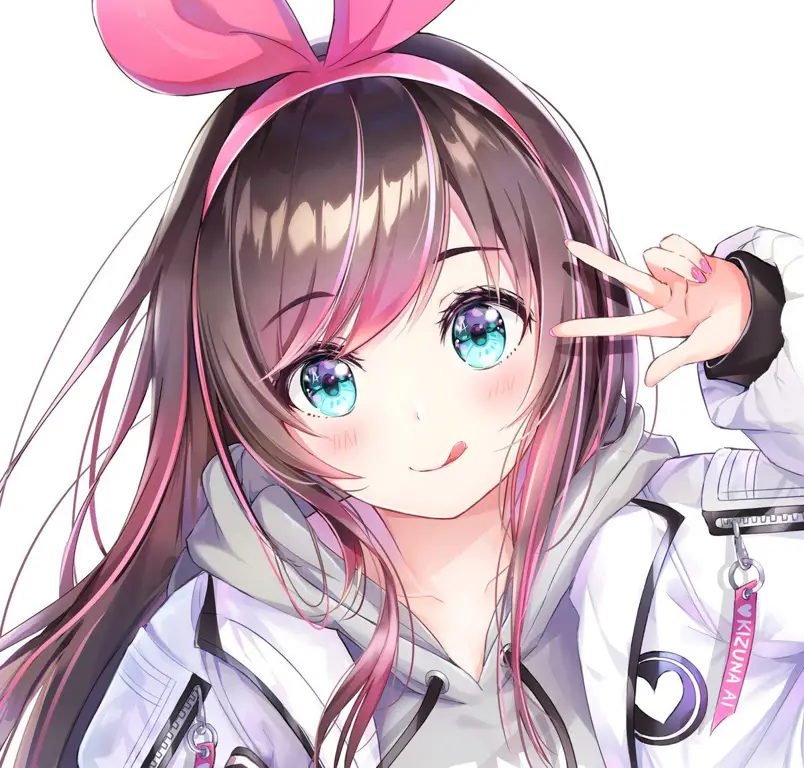 Ilustrasi VTuber anime imut