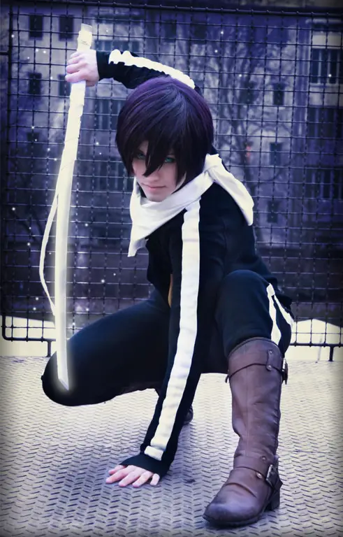 Cosplay Yato dari anime Noragami