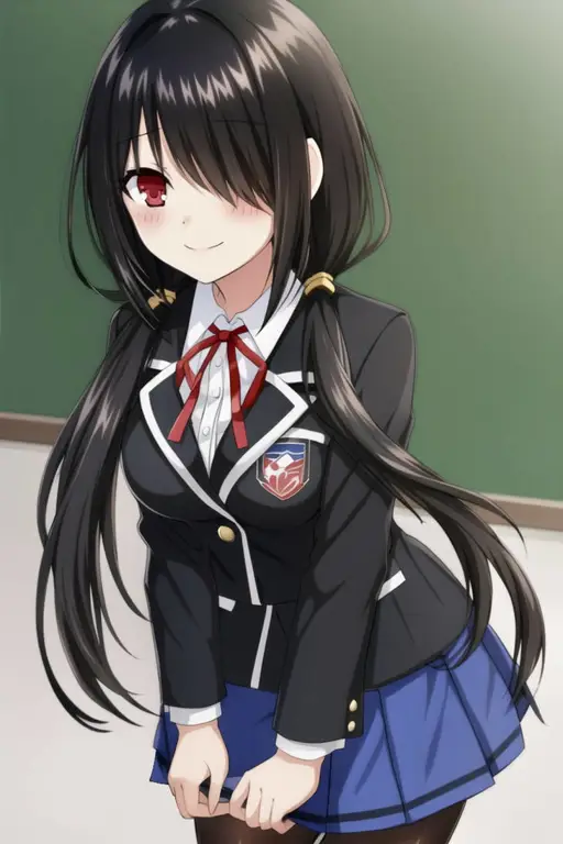 Gambar fanart Kurumi Tokisaki yang menakjubkan