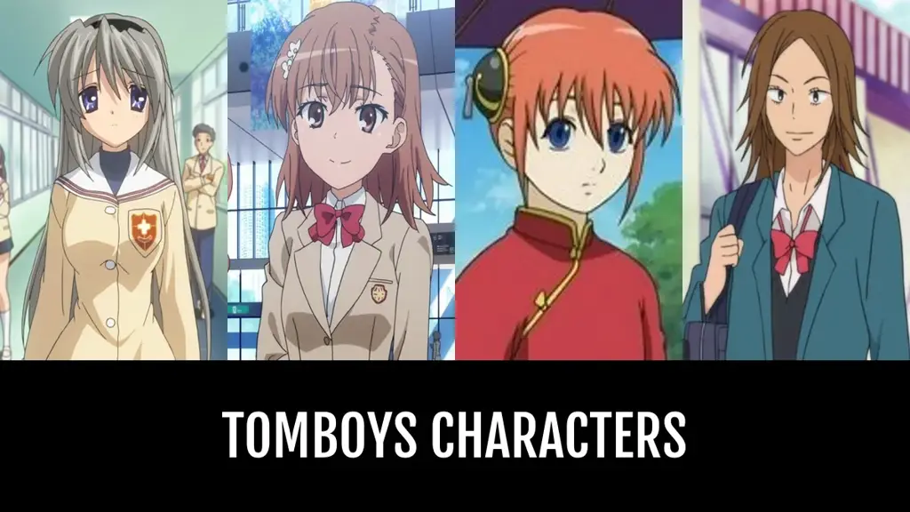 Ilustrasi karakter tomboy anime