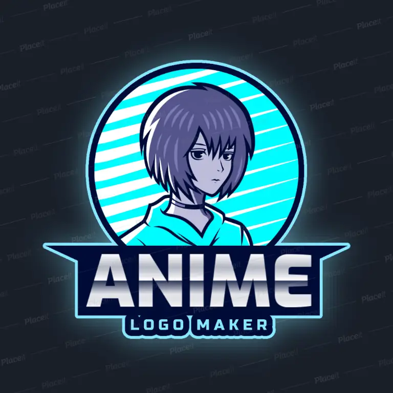 Contoh desain logo anime yang keren