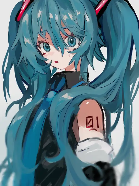 Gambar fanart Hatsune Miku