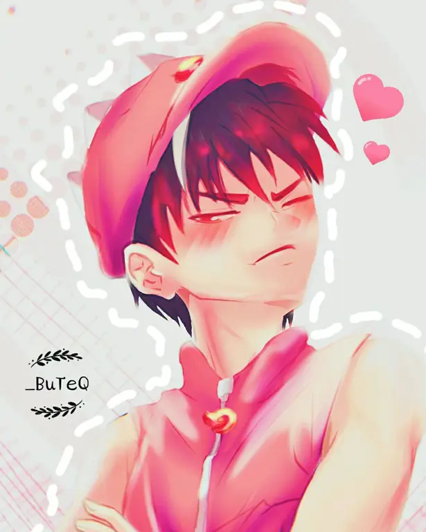 Gambar fanart Boboiboy dengan gaya anime