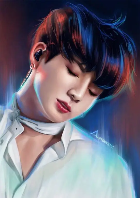 Gambar fanart anime Jungkook