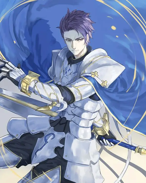 Ilustrasi Lancelot dalam anime