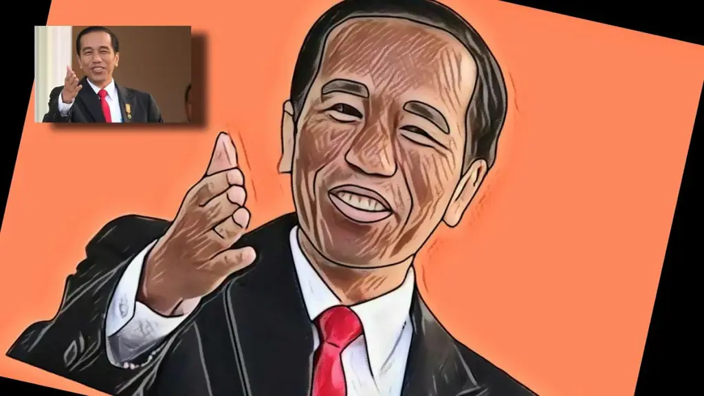 Animasi kartun Presiden Jokowi