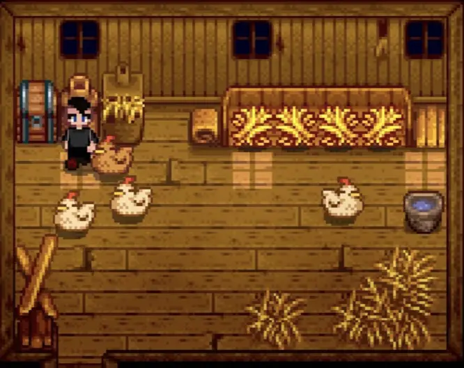 Kandang ayam di Stardew Valley