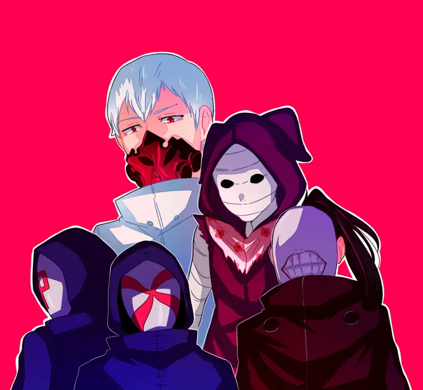 Berbagai jenis ghoul dalam Tokyo Ghoul