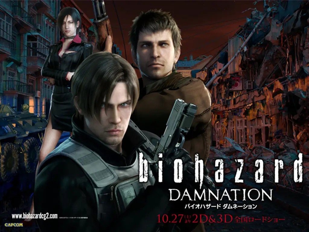 Makhluk mengerikan dalam Resident Evil Damnation