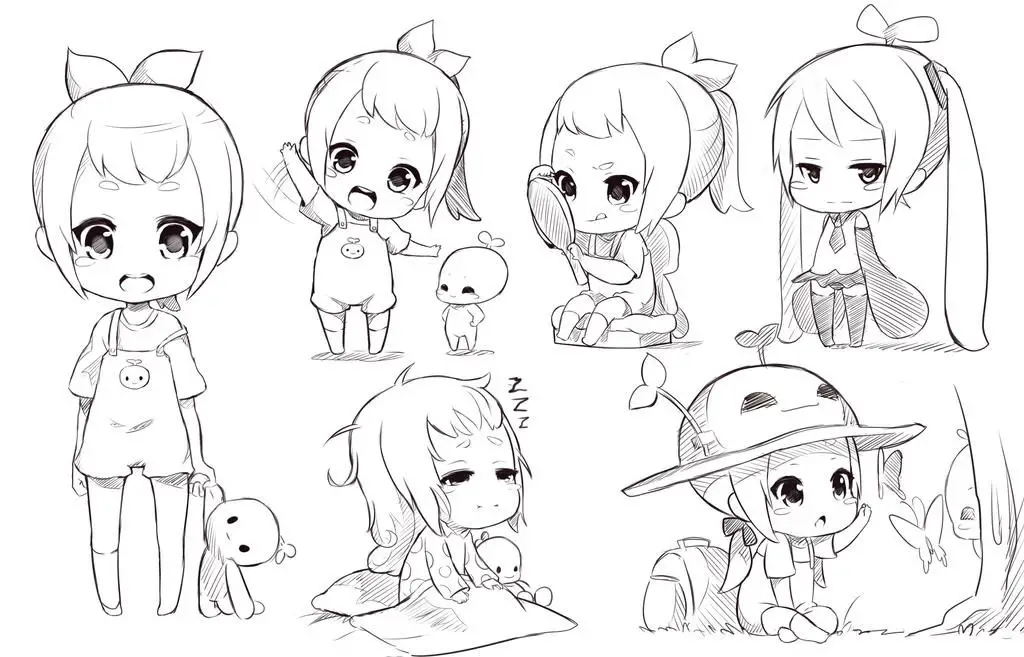 Karakter anime chibi