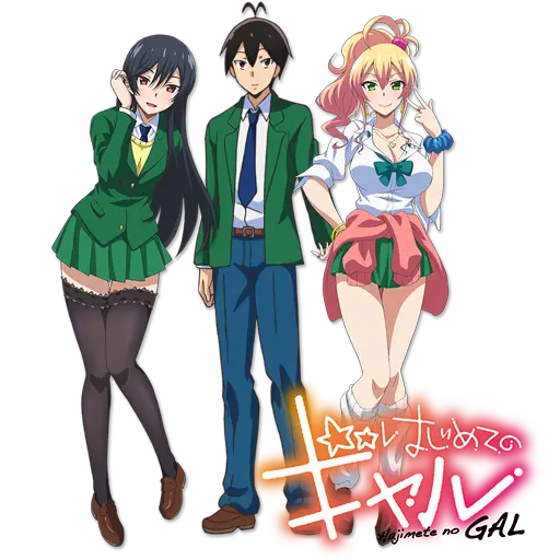 Ilustrasi karakter anime no gal