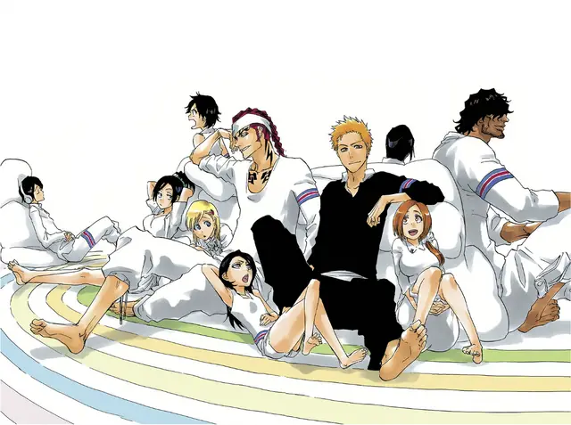 Gambar berbagai karakter dari anime Bleach