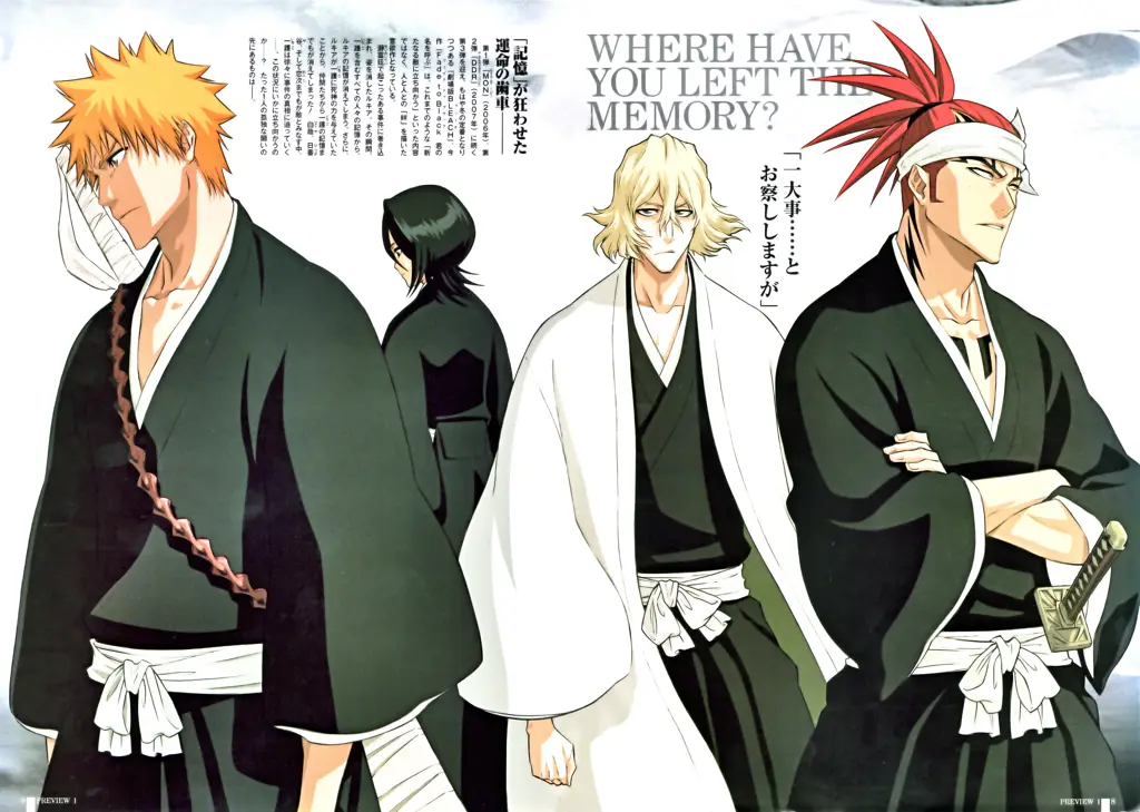 Karakter-karakter dalam manga Bleach