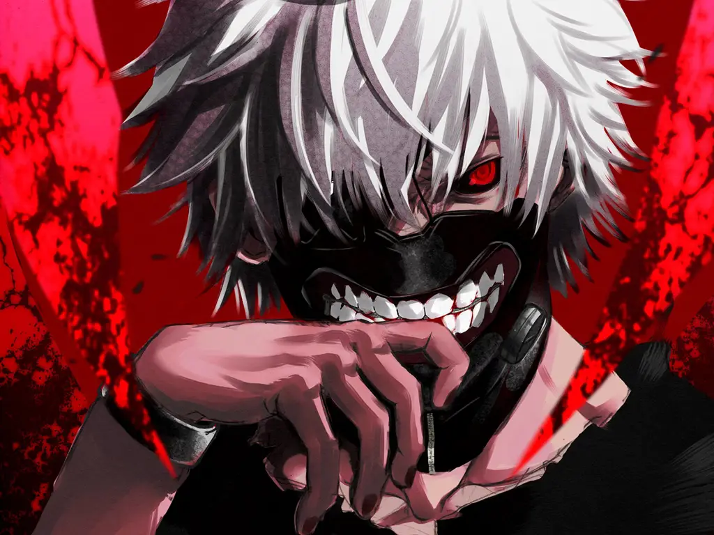 Gambar berbagai karakter dari Anime Tokyo Ghoul