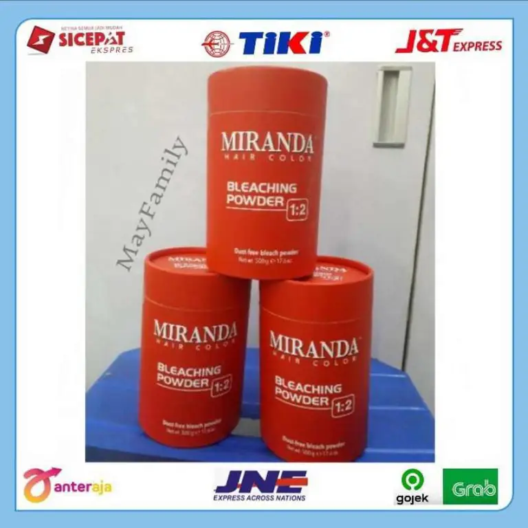 Kemasan Miranda bleaching powder