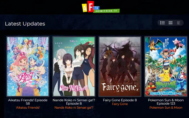 Logo berbagai platform streaming anime legal