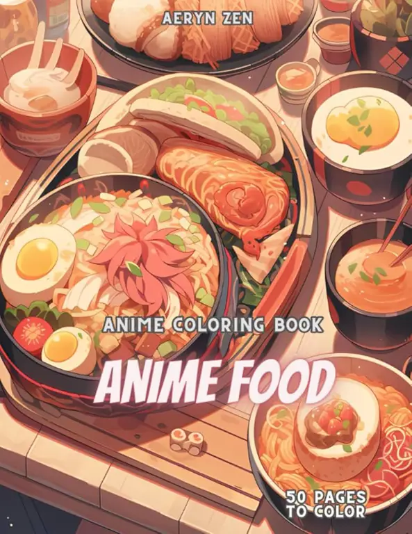 Seni makanan bertema anime