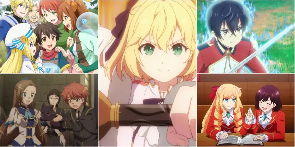 Gambar anime isekai dengan tema reinkarnasi