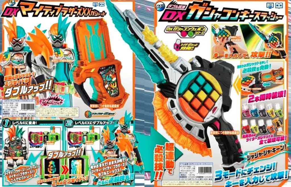 Koleksi mainan Kamen Rider Ex-Aid