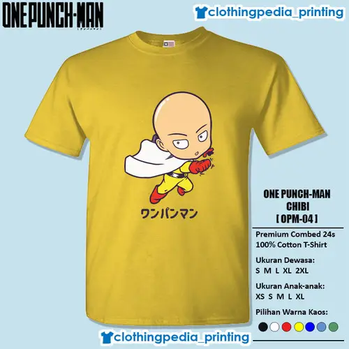 Gambar merchandise One Punch Man yang dijual di Indonesia