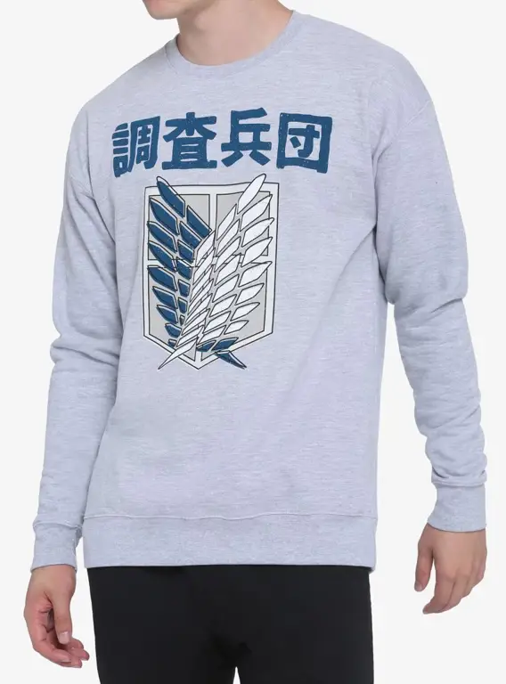 Gambar merchandise resmi Attack on Titan