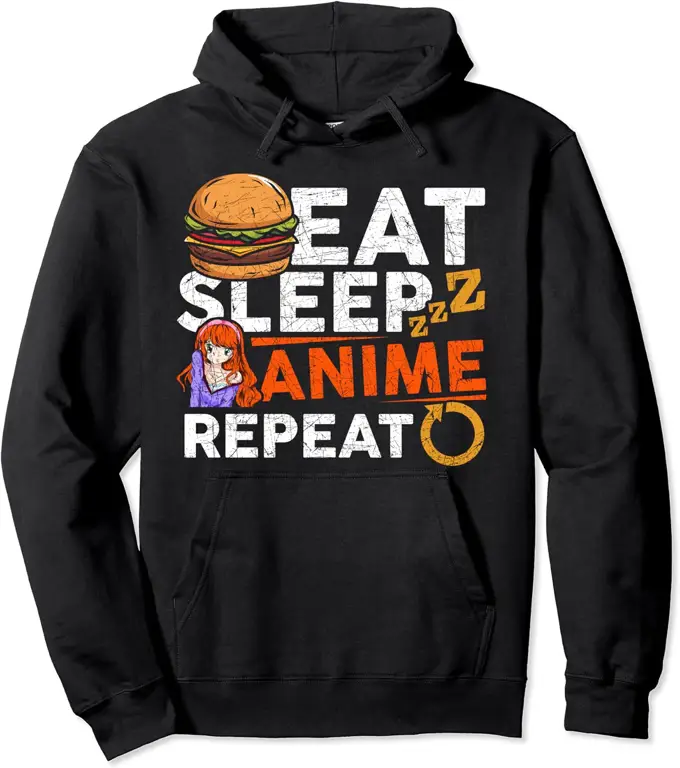 Contoh merchandise burger anime