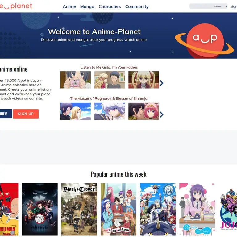 Gambar situs web streaming anime