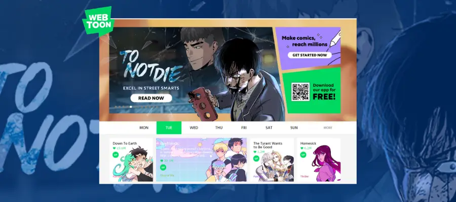 Platform komik online