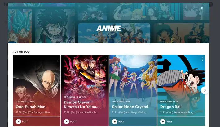 Logo berbagai layanan streaming anime legal