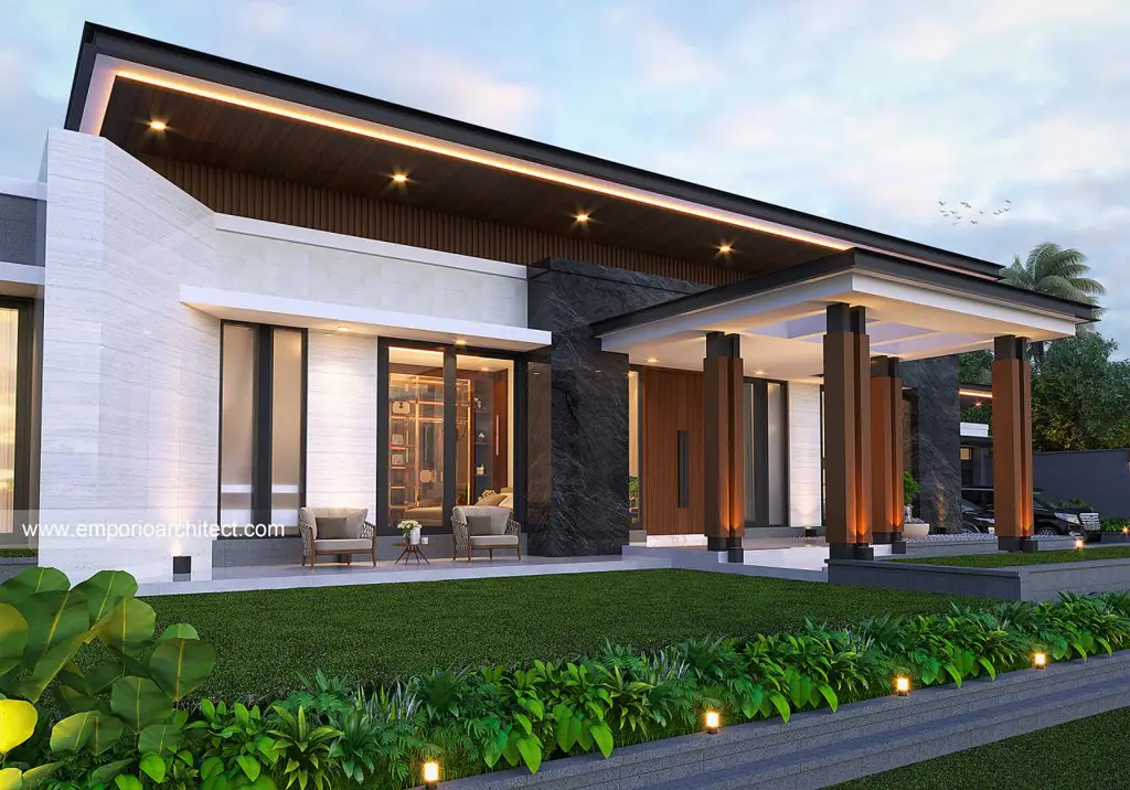 Rumah-rumah modern di Bandar Lampung