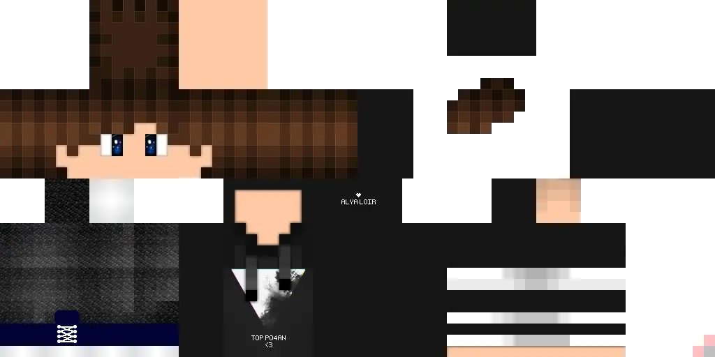 Gambar berbagai skin Minecraft anime cowok