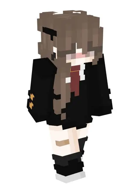 Gambar skin Minecraft cewek anime yang lucu