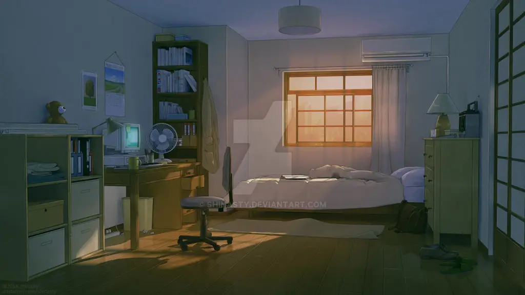 Ide wallpaper anime untuk kamar tidur