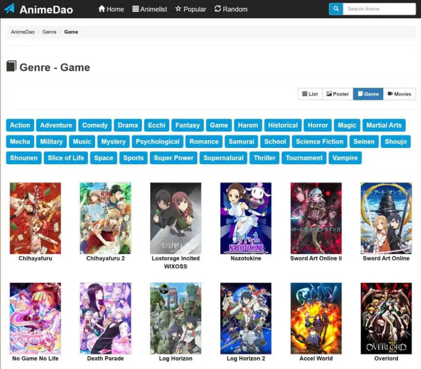 Gambar berbagai platform komik anime online populer