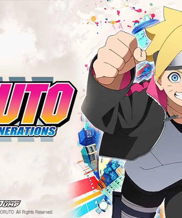 Logo berbagai platform streaming Boruto