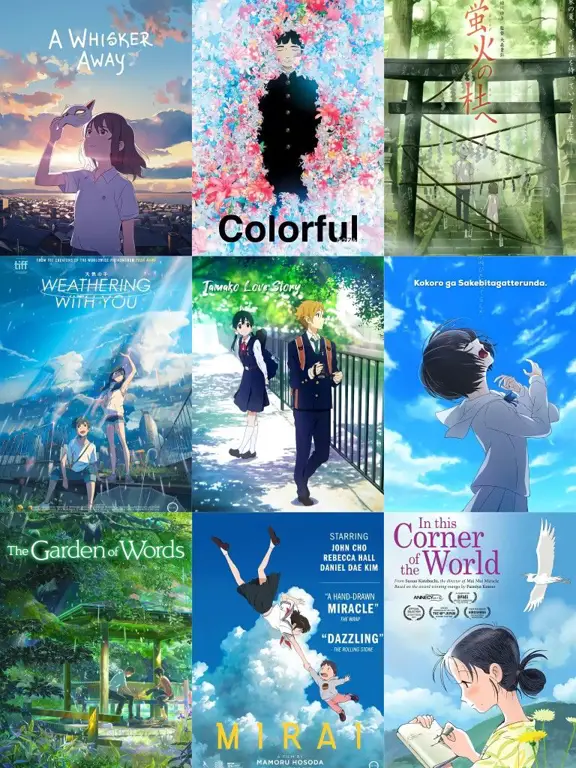 Poster film anime terbaru