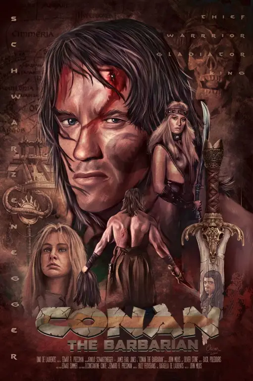 Poster film Conan the Barbarian