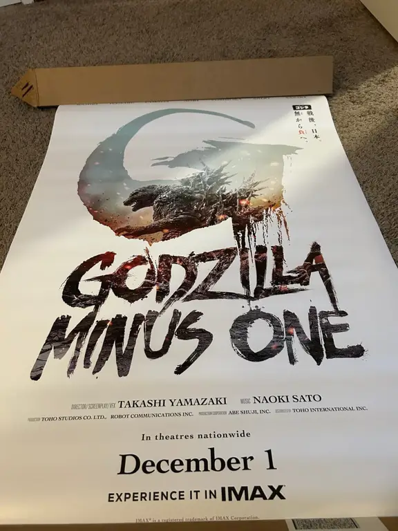 Poster film Godzilla