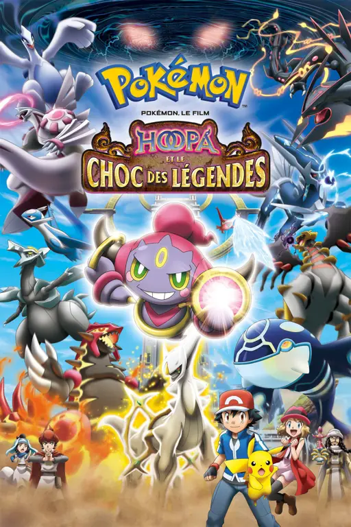 Poster film Pokemon berbagai seri