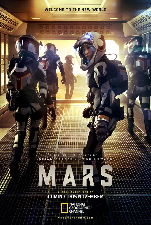 Poster film eksplorasi Mars