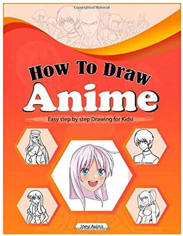 Contoh buku panduan menggambar anime