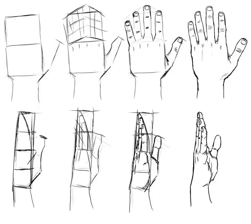 Tutorial menggambar tangan anime