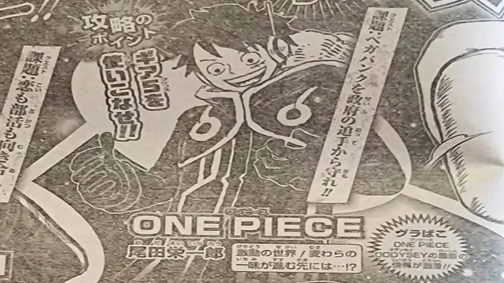 Gambar teori penggemar One Piece Chapter 1072