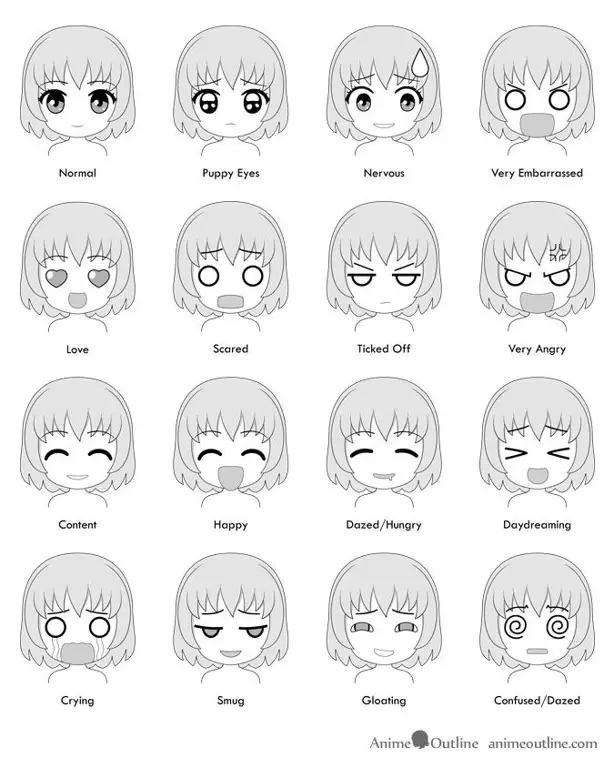 Tutorial menggambar bibir anime