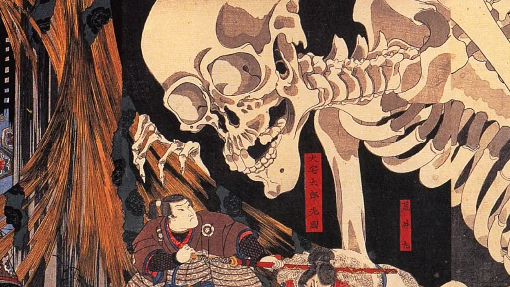 Ilustrasi makhluk-makhluk mitologi Jepang