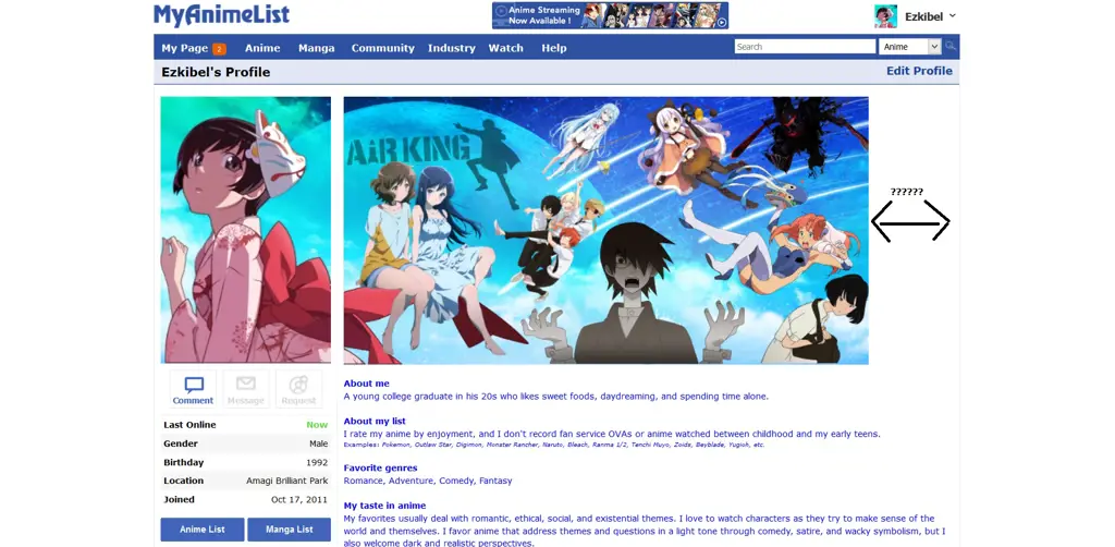 Gambar forum diskusi anime online.