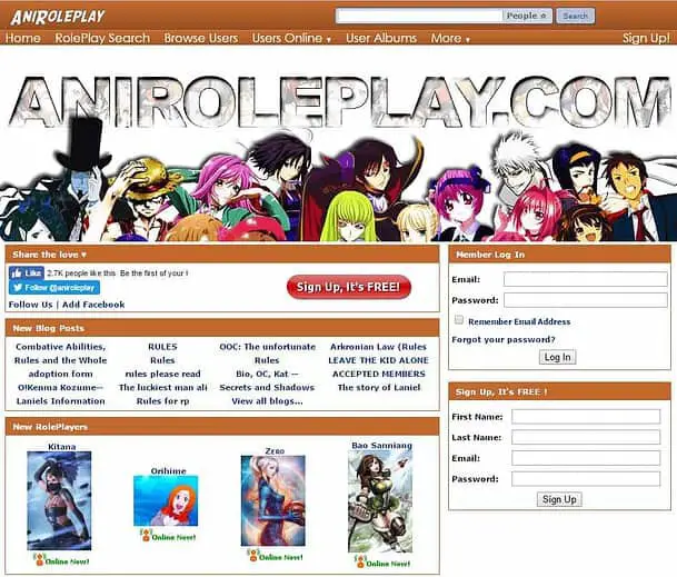 Komunitas penggemar anime online