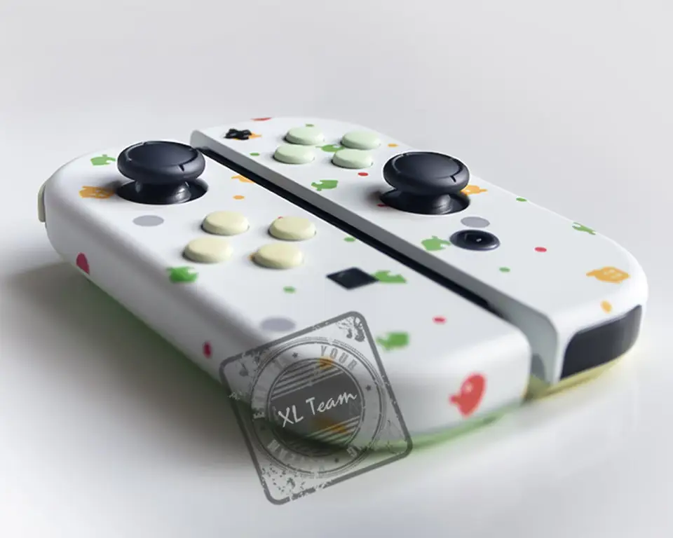 Gambar Joy-Con yang digunakan untuk bermain Animal Crossing di Nintendo Switch